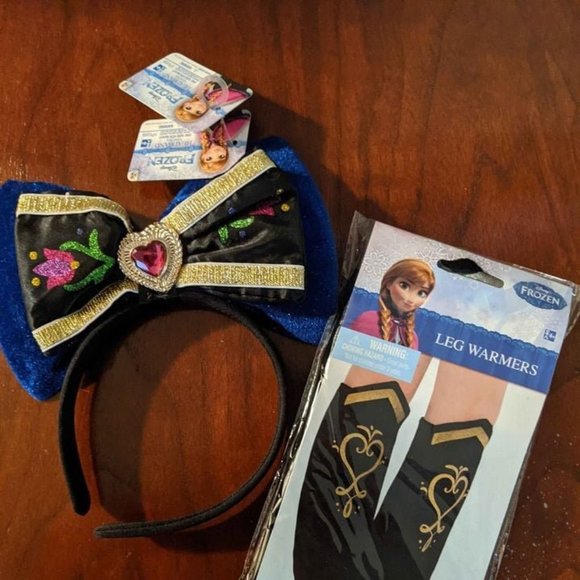 Disney Frozen Anna headband and leg warmers brand new - Picture 4 of 5